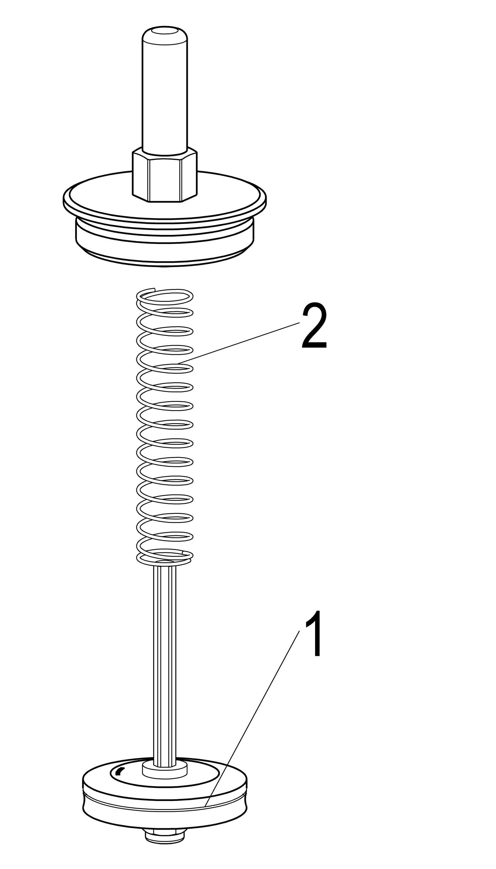 Schlösser Armaturen JS OBERTEIL F. RUECKSCHLAGVENTIL DN50,2",MESSING,EPDM 765895