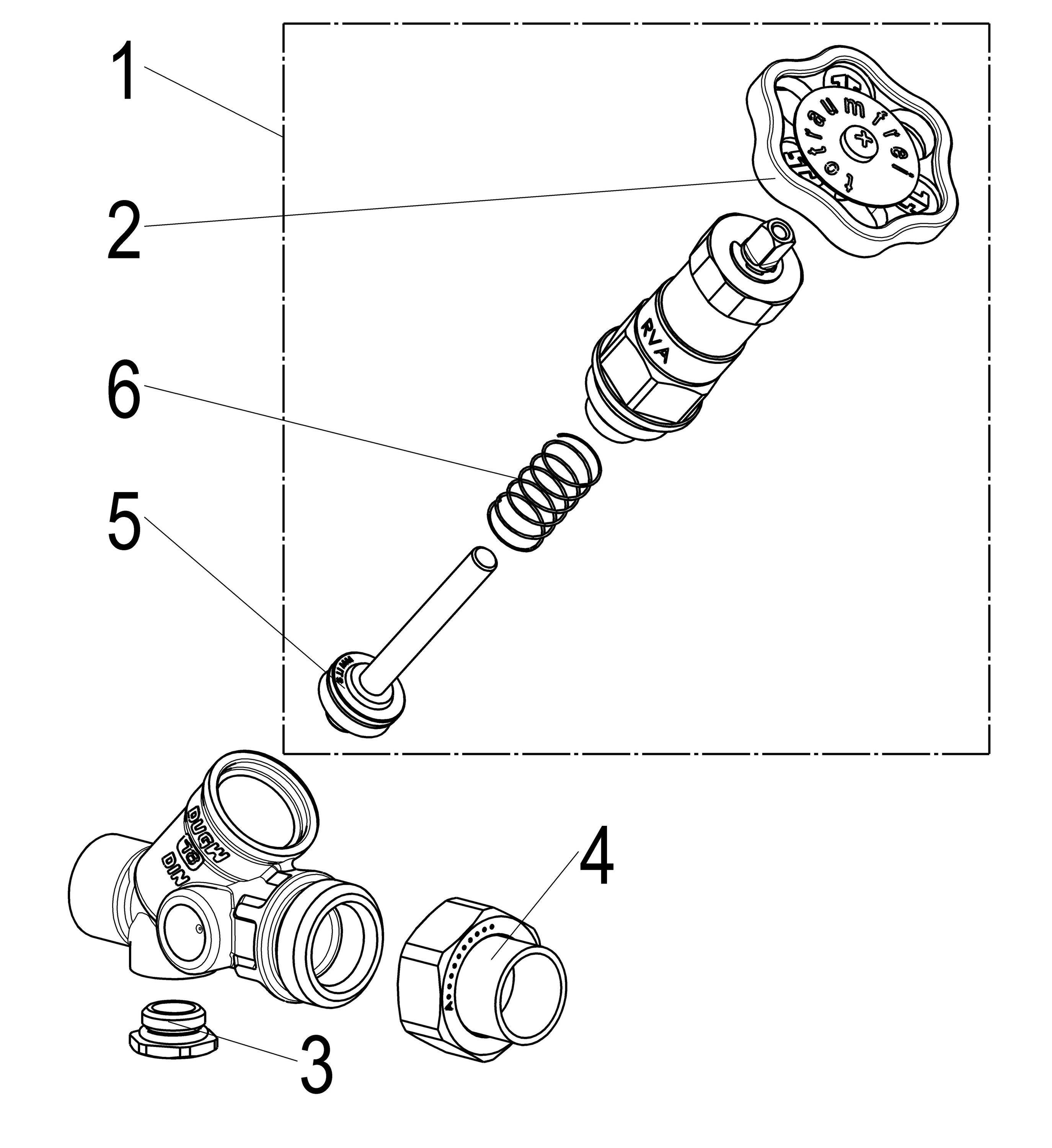 Schlösser Armaturen JS KFR-VENTIL,O.ENTL.,AUSG.LOETV. N.STEIG.SPINDEL,DN20,LOET