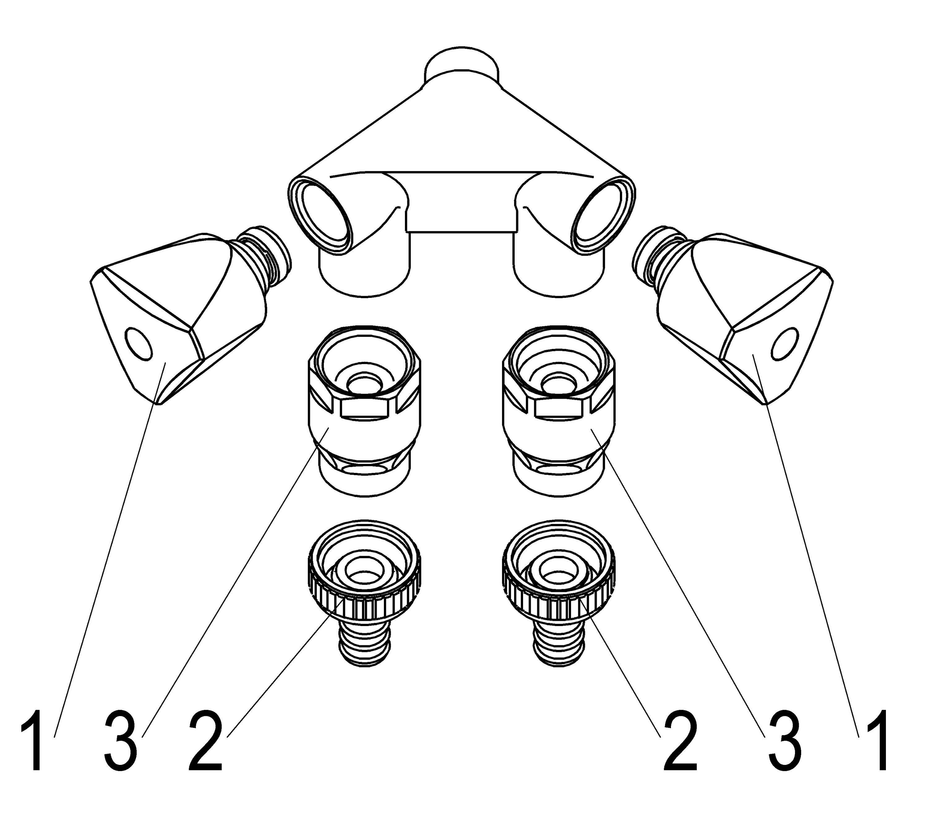 Schlösser Armaturen JS WASCHGERAETE-DOPPELVENTIL,RB SV,3-KT.GR.,O.IG1/2",DN15,1
