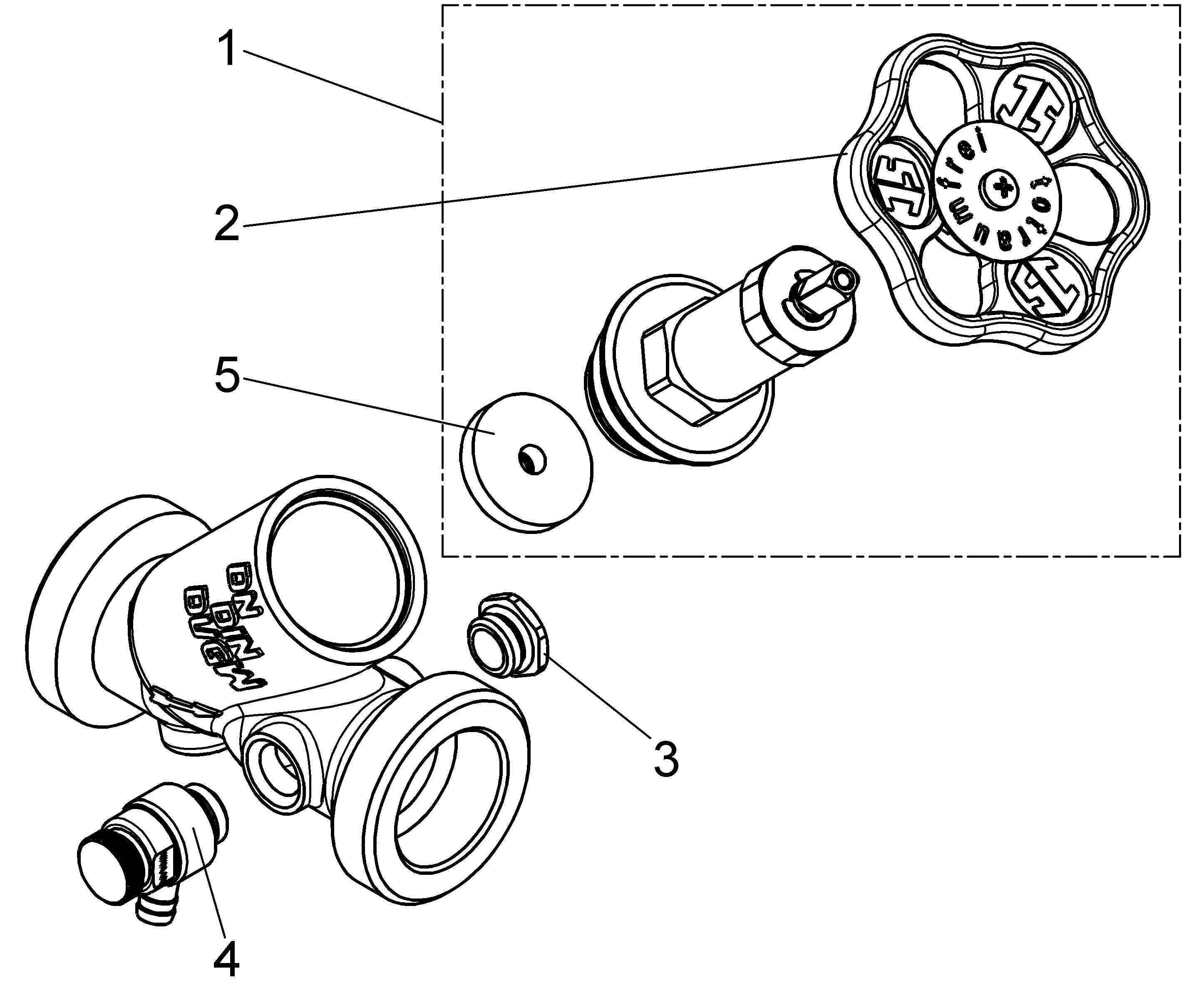 Schlösser Armaturen JS FREISTROMVENTIL, AUSSENGEW.KST M.ENTL.,N.ST.SP,DN40,AG2 1