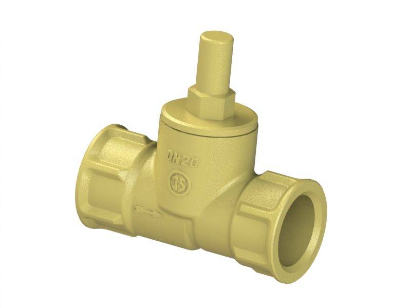 Schlösser Armaturen JS RUECKSCHLAGVENTIL, GERADSITZ MUFFENANSCHLUSS,DN20,G 3/4"