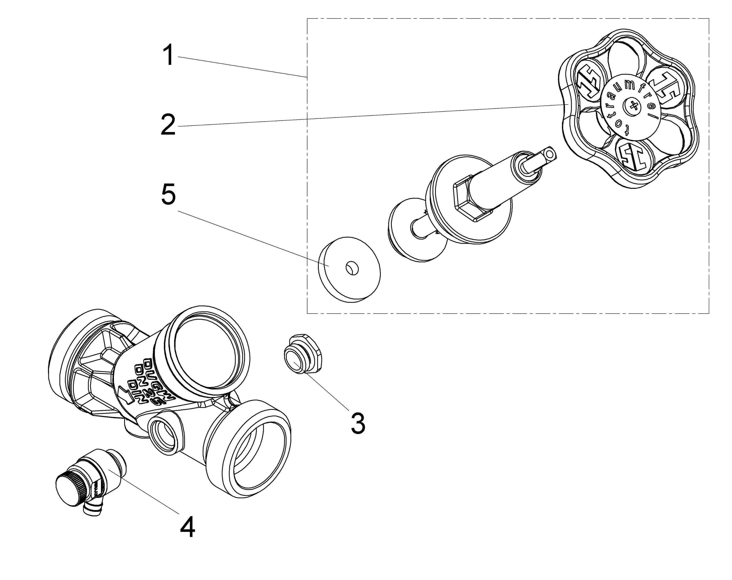 Schlösser Armaturen JS FREISTROMVENTIL, AUSSENG.MULTI M.ENTL.,ST.SP.,DN25,AG1 1/