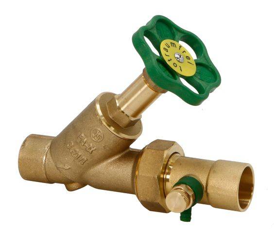 Schlösser Armaturen JS FREISTROMVENTIL, MIT ENTL. IN VSB AUSG,N.ST.SP,DN25,LOET2