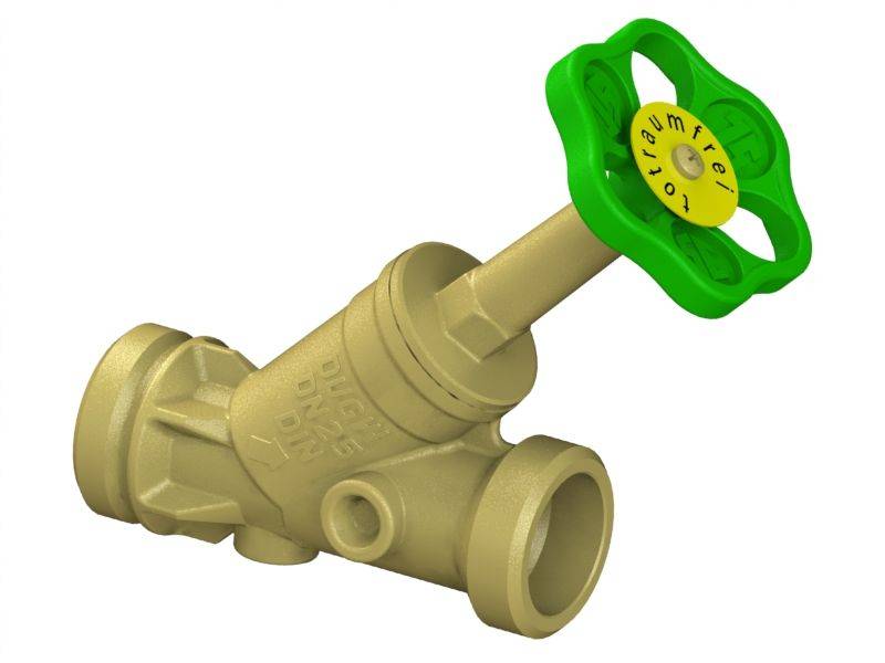 Schlösser Armaturen JS FREISTROMVENTIL, AUSSENG.MULTI O.ENTL.,ST.SP.,DN50,AG2 3/