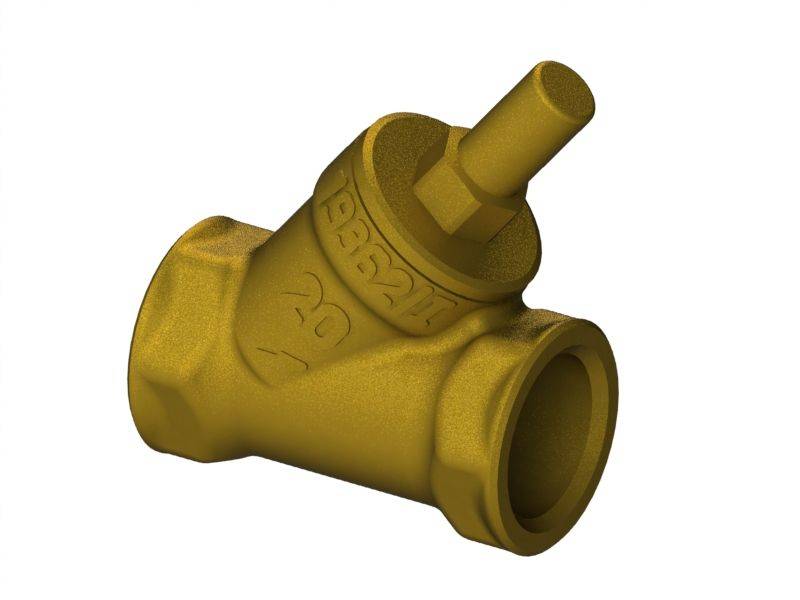 Schlösser Armaturen JS RUECKSCHLAGVENTIL, SCHRAEGSITZ MUFFENANSCHLUSS,DN10,G 3/8