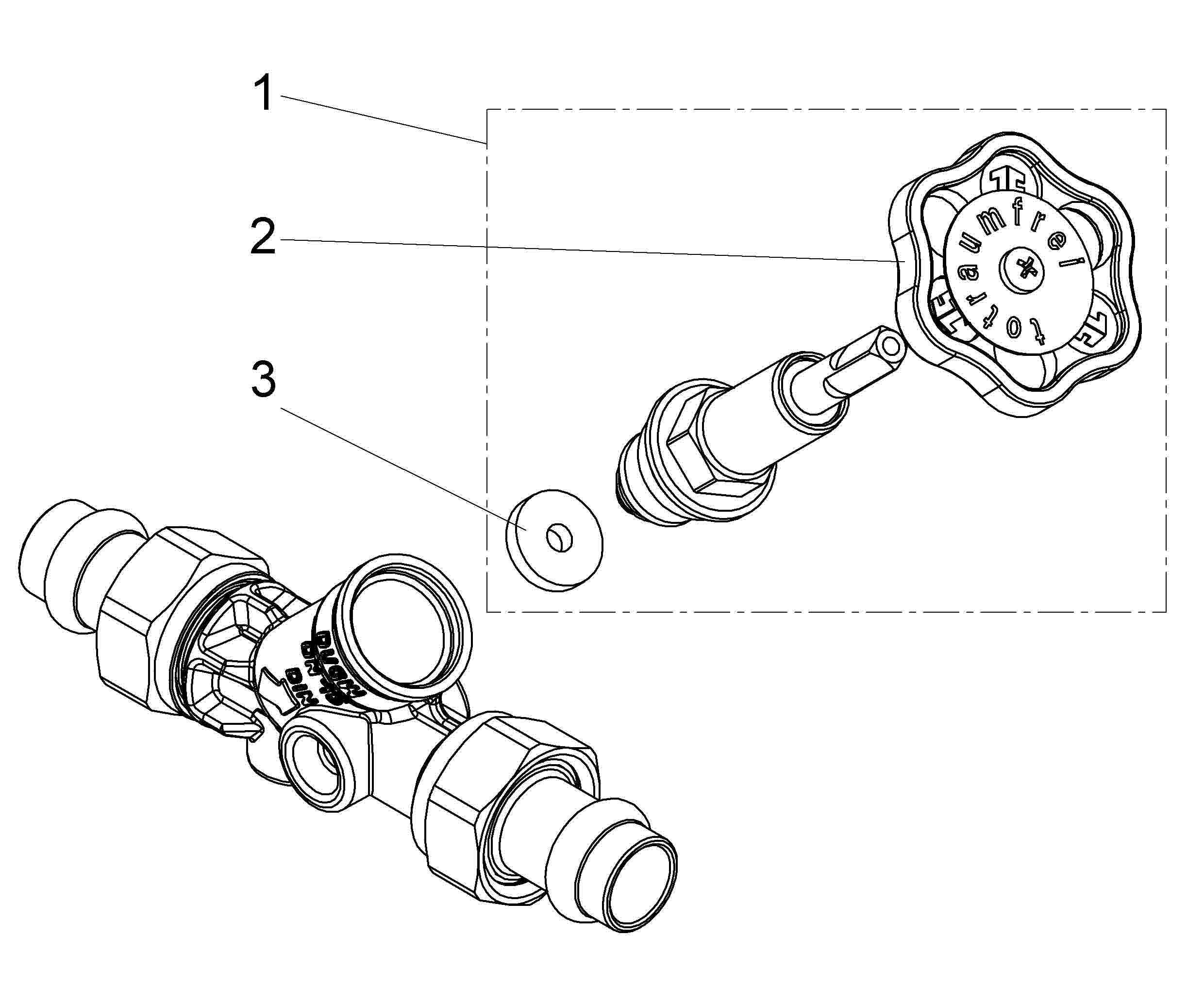Schlösser Armaturen JS FREISTROMVENTIL,PRESS AG MULTI O.ENTL.,ST.SP.,DN15,PRESS