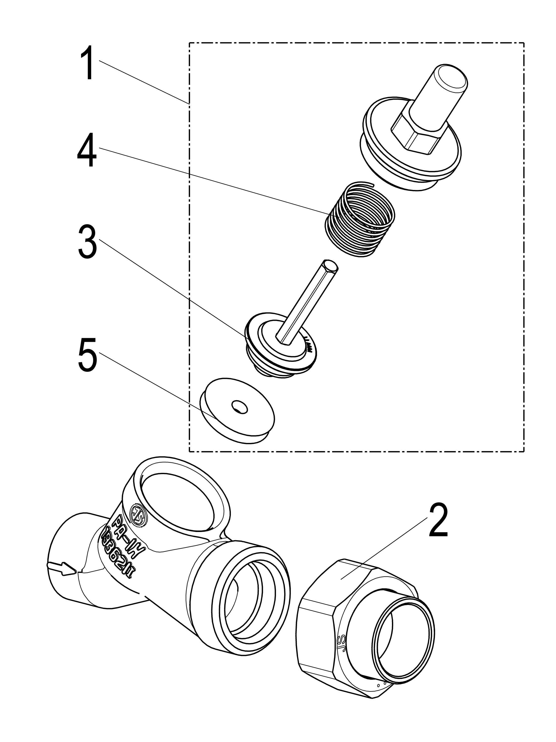Schlösser Armaturen JS RUECKSCHLAGVENTIL, SCHRAEGSITZ AUSG.LOETVERSCHRAUB.,DN20,