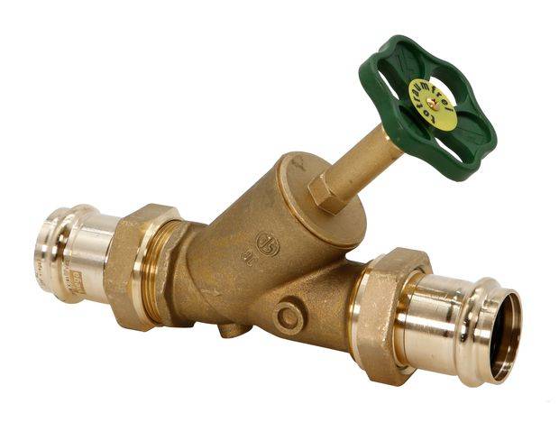 Schlösser Armaturen JS FREISTROMVENTIL,PRESS AG MULTI O.ENTL.,ST.SP.,DN40,PRESS
