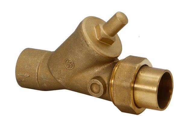 Schlösser Armaturen JS RUECKSCHLAGVENTIL, SCHRAEGSITZ AUSG.LOETVERSCHRAUB.,DN32,
