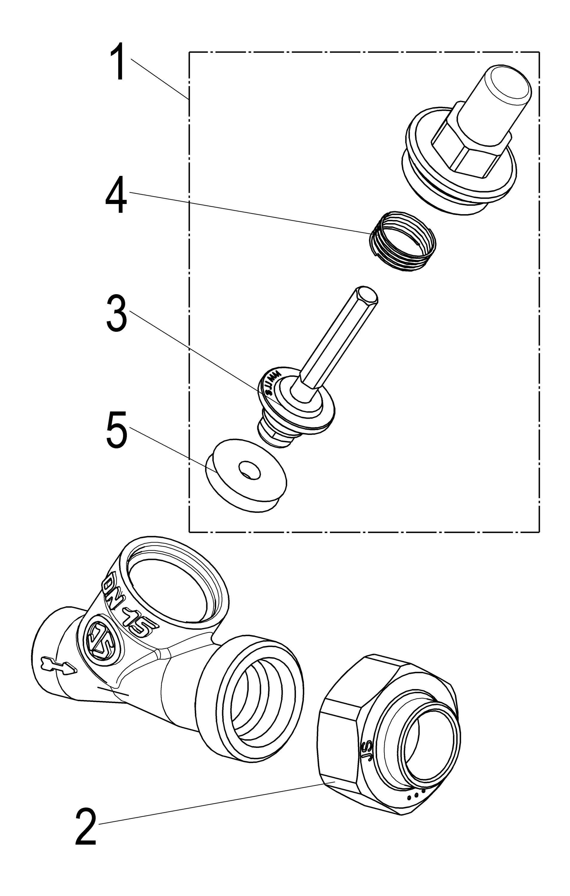 Schlösser Armaturen JS RUECKSCHLAGVENTIL, SCHRAEGSITZ AUSG.LOETVERSCHRAUB.,DN15,