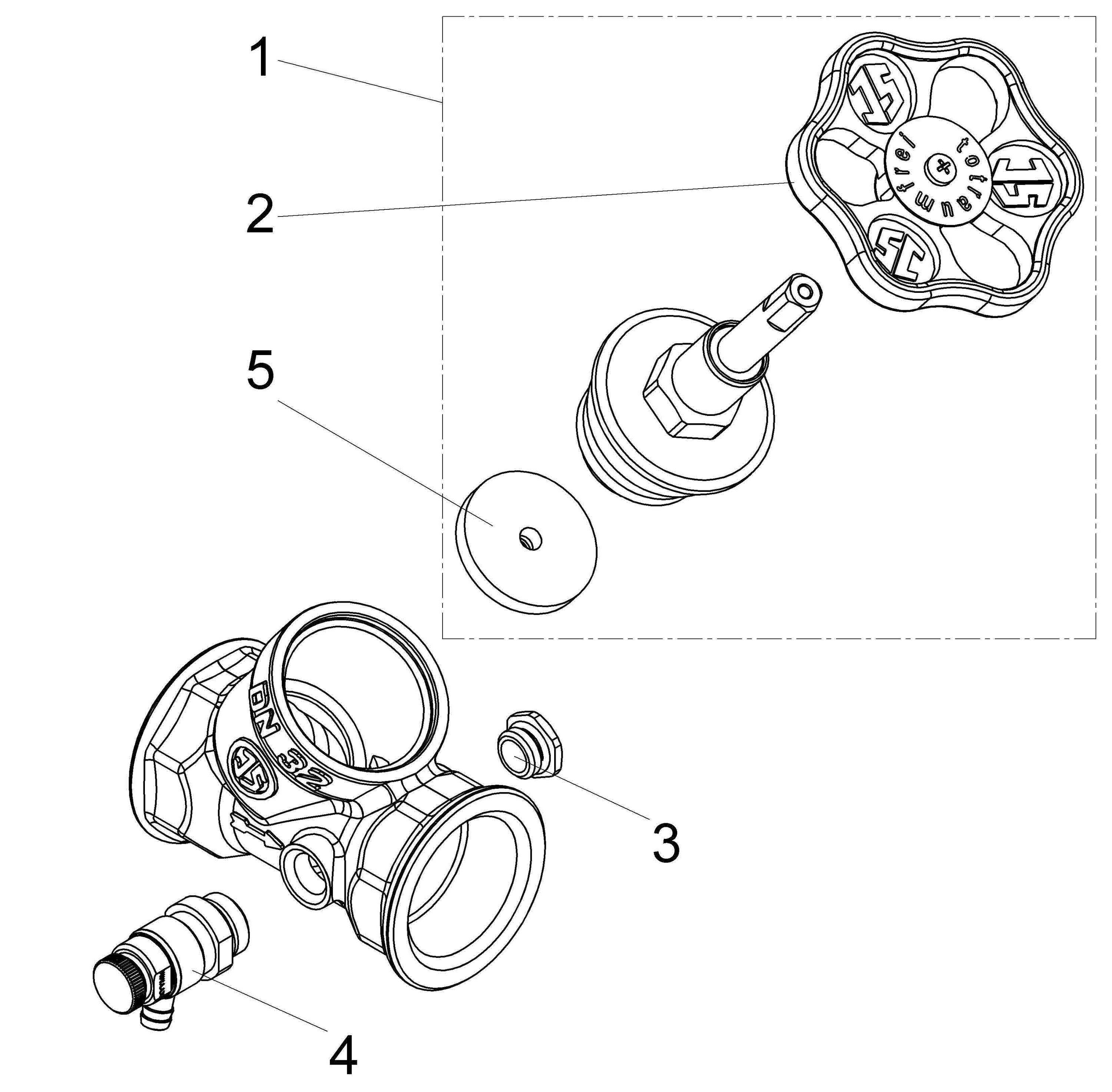 Schlösser Armaturen JS SCHRAEGSITZVENTIL,M.ENTLEERUNG STEIGENDE SPINDEL,DN32,IG
