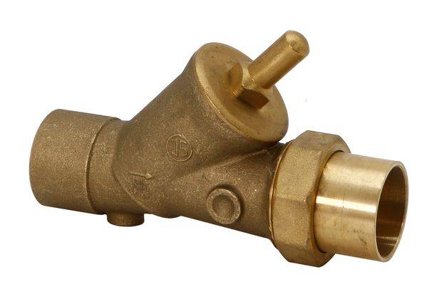 Schlösser Armaturen JS RUECKSCHLAGVENTIL, SCHRAEGSITZ AUSG.LOETVERSCHRAUB.,DN40,