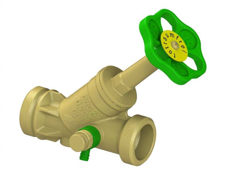 Schlösser Armaturen JS FREISTROMVENTIL, AUSSENG.MULTI M.ENTL.,ST.SP.,DN25,AG1 1/