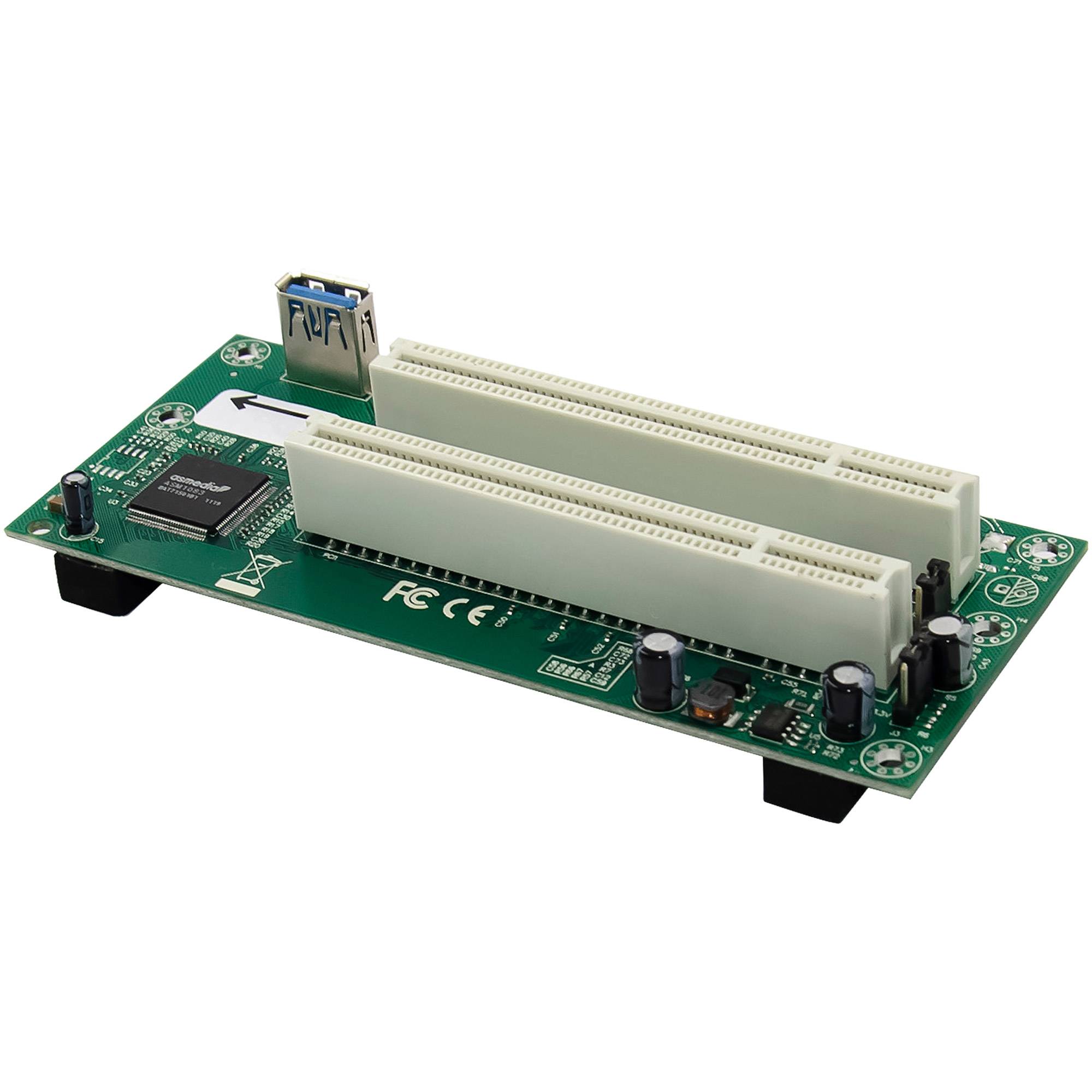 InLine Schnittstellenkarte PCIe x1 zu 2x PCI 32-Bit inkl. 60 cm Kabel Erweitert moderne Systeme um zwei klassische