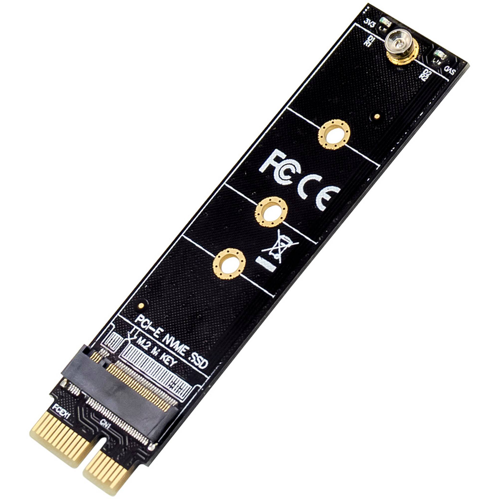 InLine® Schnittstellenkarte, PCIe x1 zu M.2 Key M NVMe SSD I/O-Karten / Frontpanel / Slotbleche