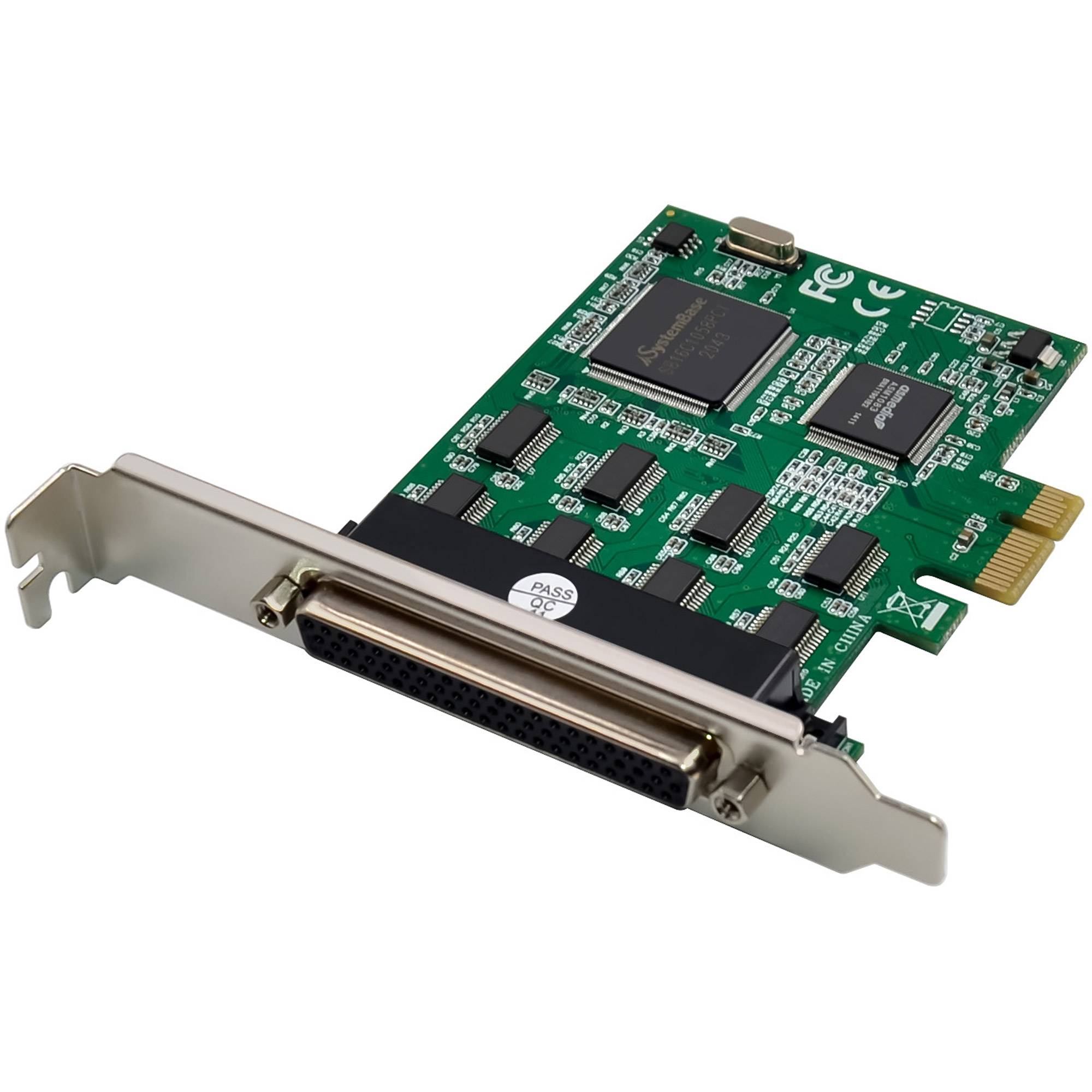 InLine® Schnittstellenkarte, PCIe x1 zu 8x RS-232, D-Sub 9 Stecker