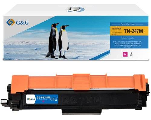 G&G Toner kompatibel mit Brother TN-247M Magenta Multimedia-Technik