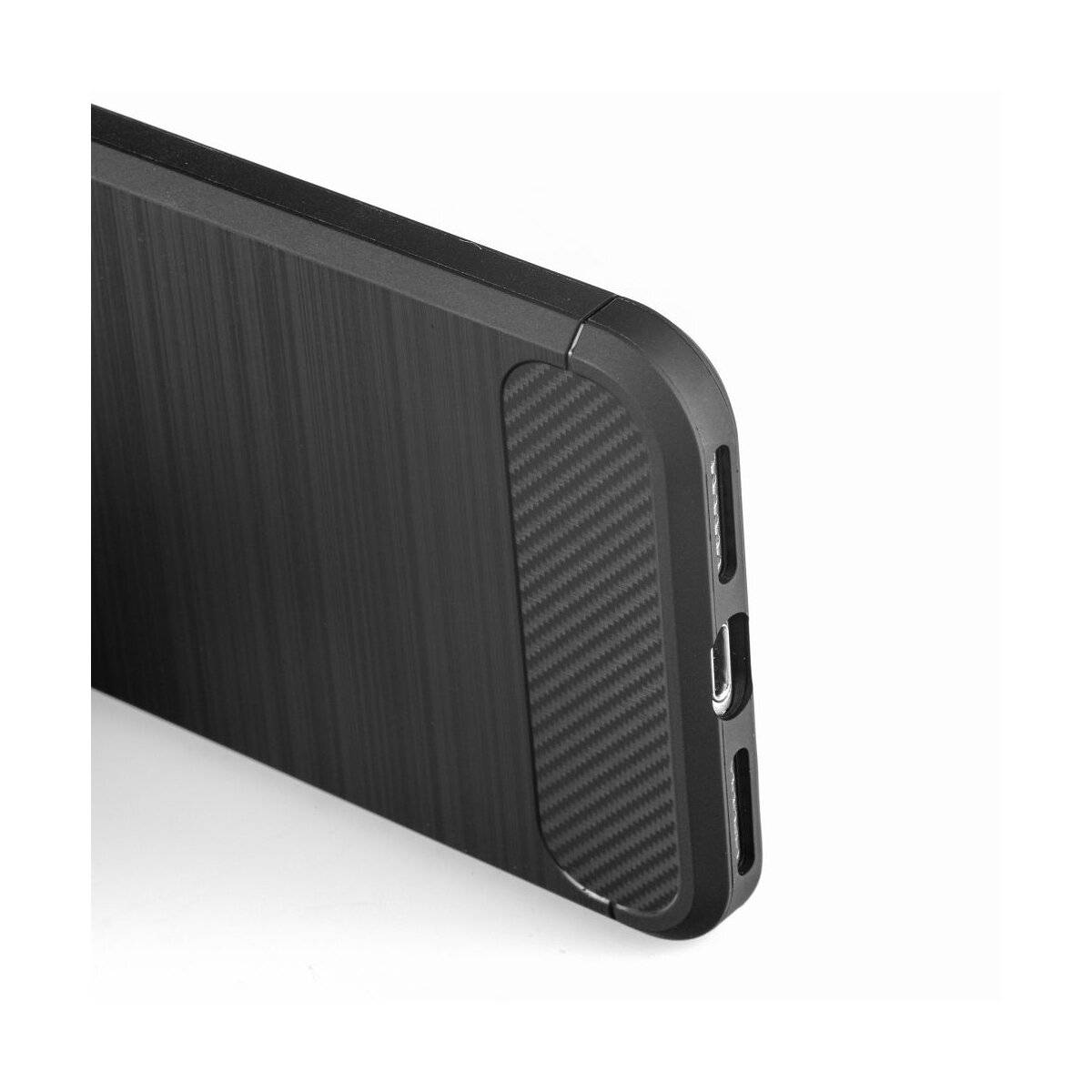 Carbon Hülle für XIAOMI Redmi Note 15 Pro 4G Schwarz Handyhülle Stoßfest