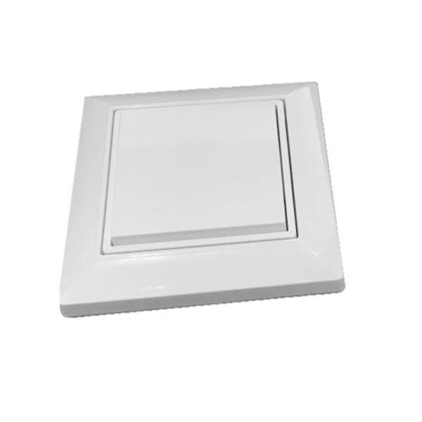Casambi Wandschalter weiss 1fach 808922 2-Kanal, batterielos quadratisch Wippe Techn.Licht/Wohnraum