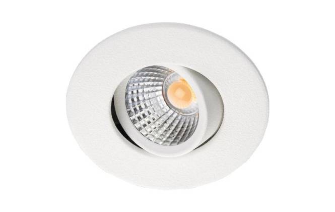 SGL Einbauspot Nano Tilt ws matt 907016 4W 240lm 27K 350mA schwenk dim IP65 DA40 Innenleuchten