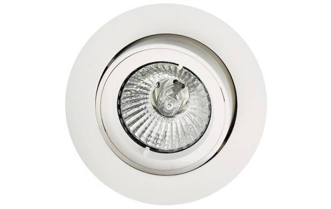 SGL Einbaustrahler Jupiter IP23 921910 GU10 50W DA83mm D94mm weiss matt Techn.Licht/Wohnraum Techn.