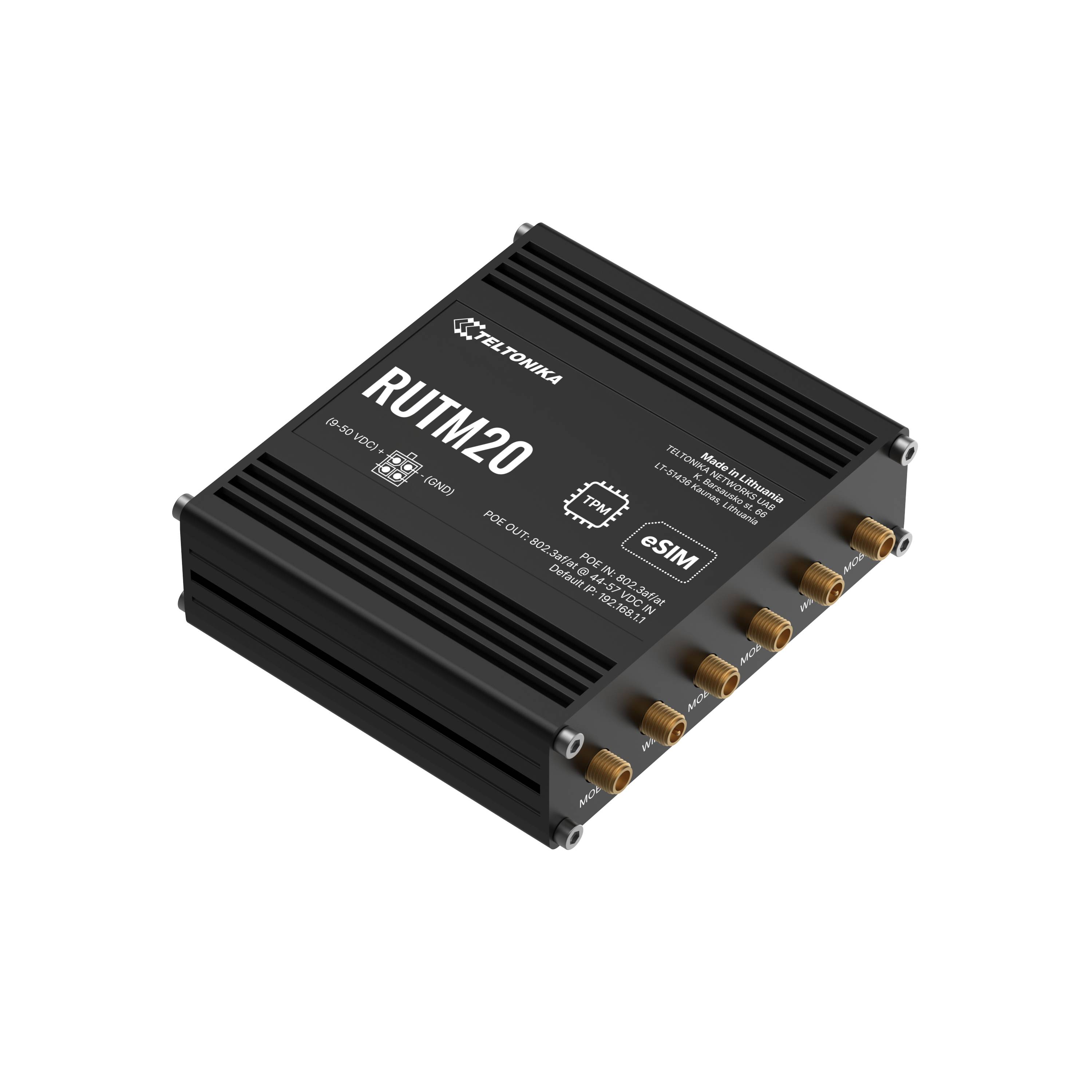 Teltonika RUTM20 5G Modem mit M.2 & PoE Out