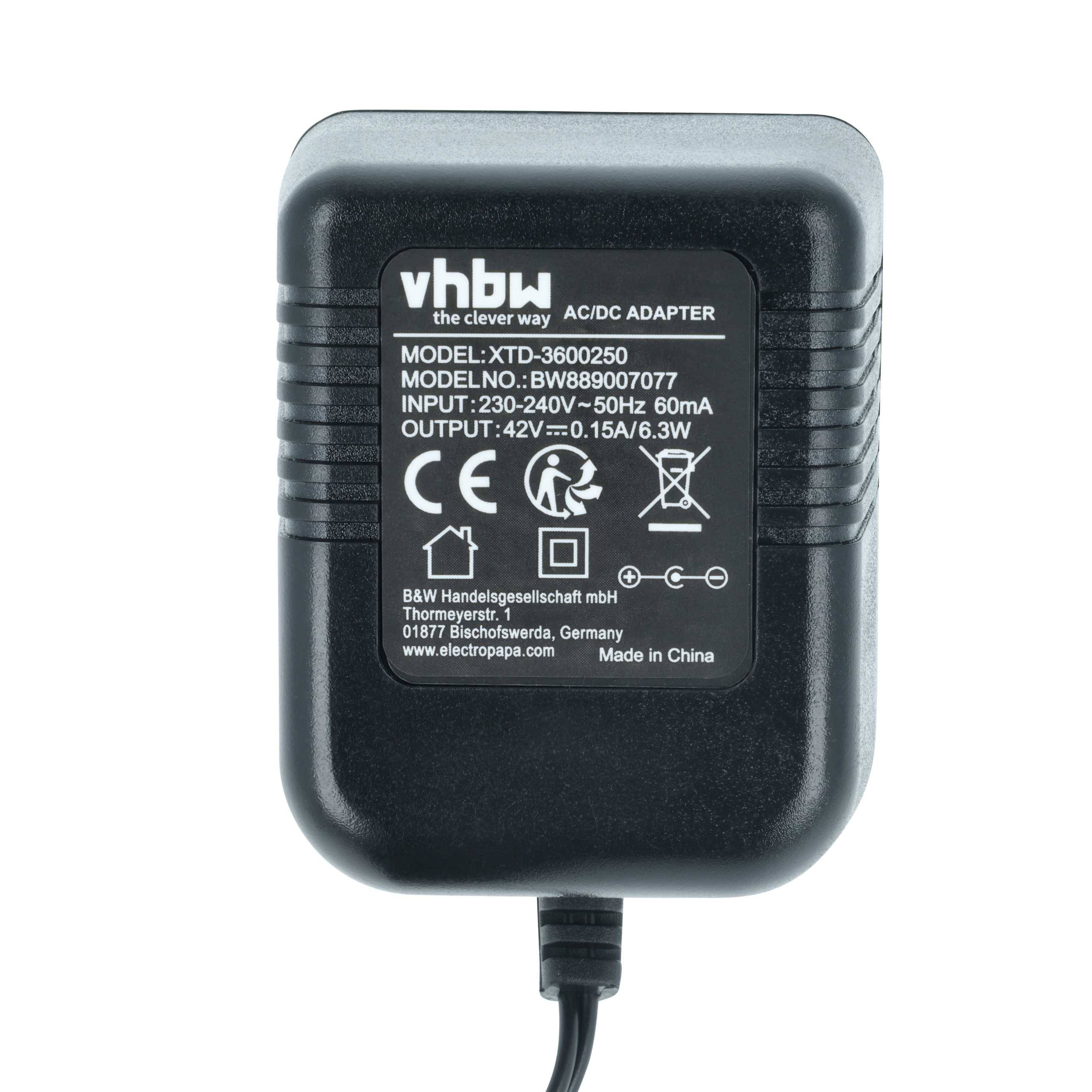 vhbw Netzteil kompatibel mit Alcatel 4070, 4097 DECT, 4085, 4094 SO Festnetz-Telefon, Haustelefon - 300 cm