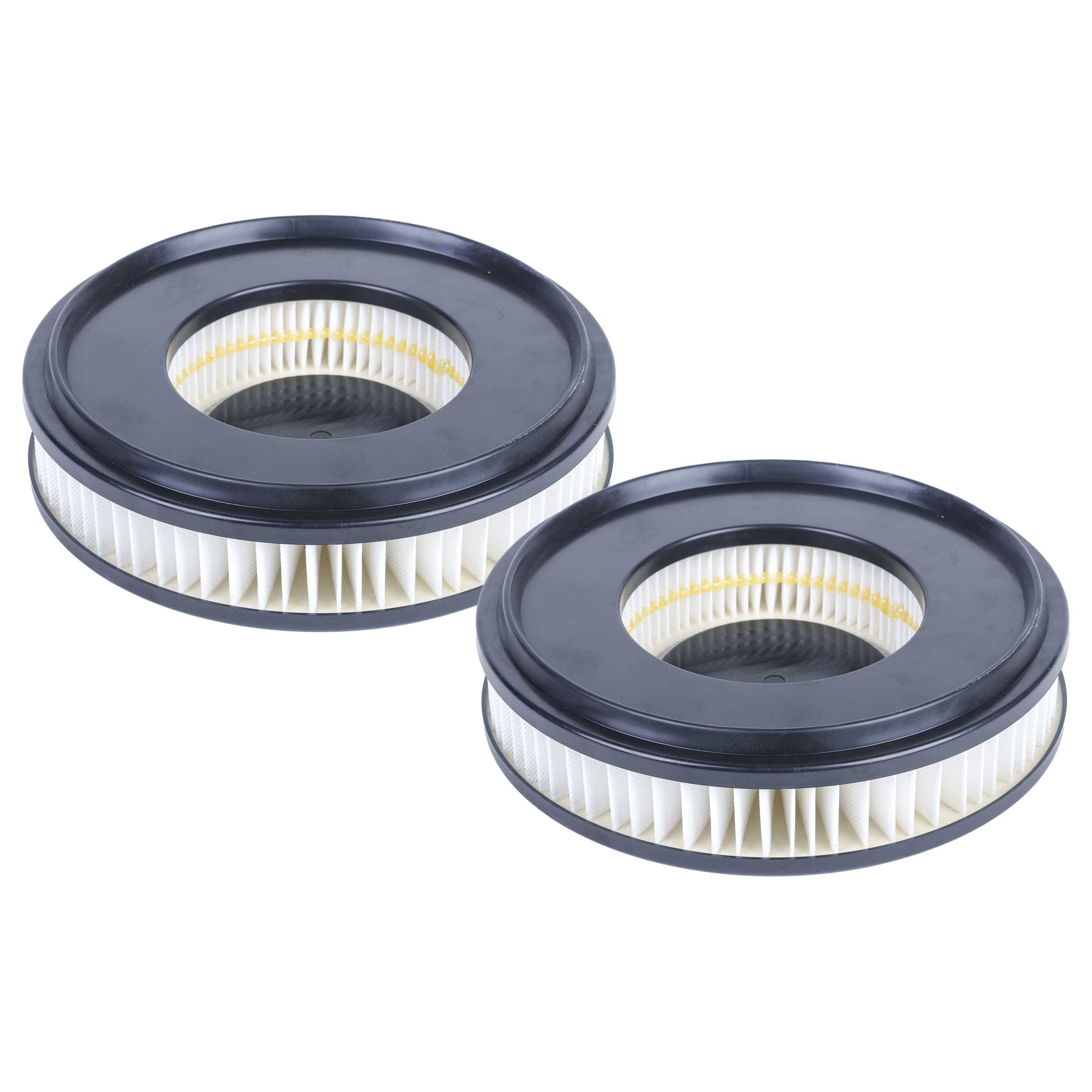 vhbw 2x Staubsaugerfilter kompatibel mit Nilfisk VL500-35 BDF | VL 500 35L, Saltix, VL500-35 EDF, MAXXI II 35 WD