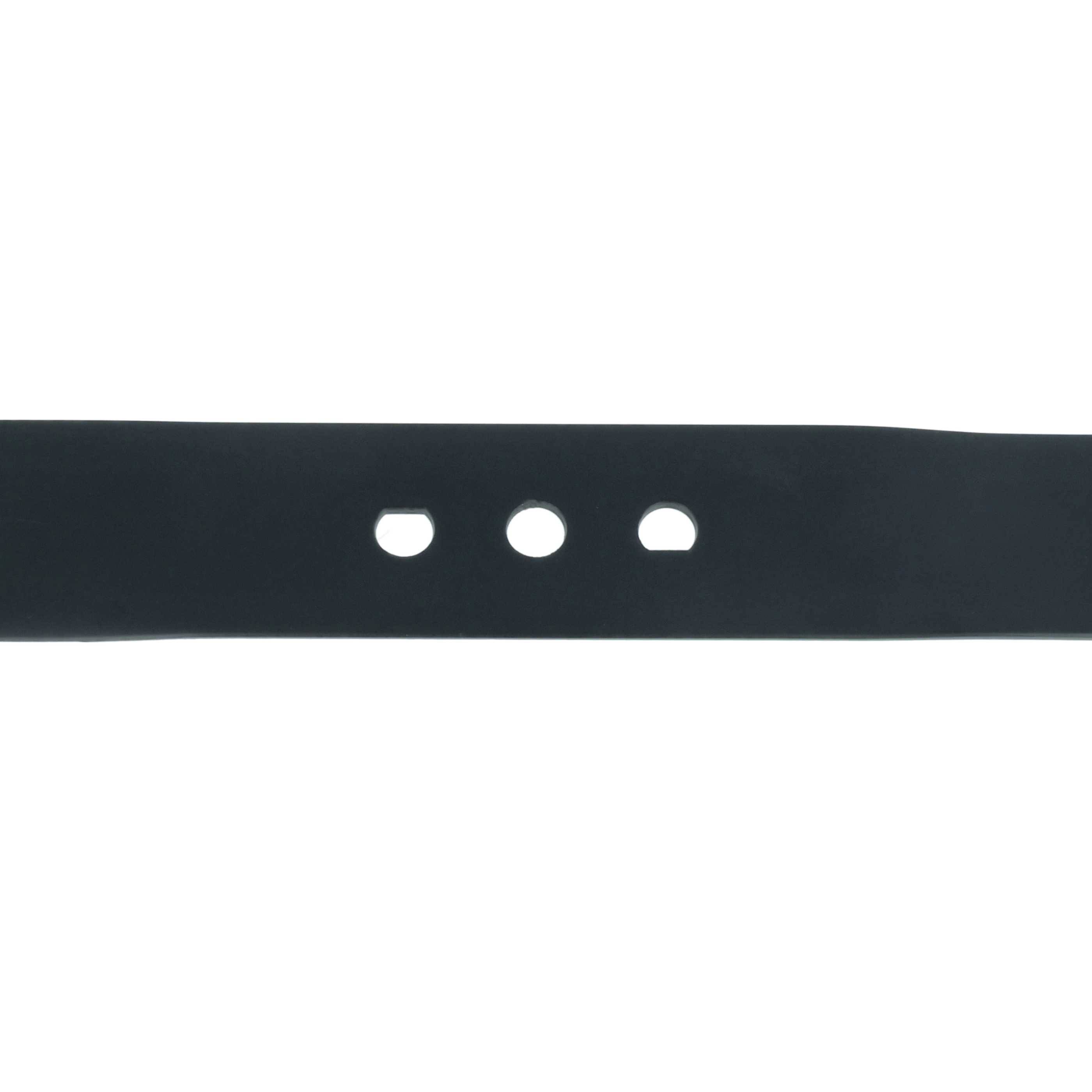 vhbw Ersatz-Messer Ersatz für Scheppach 7911200625 für Rasenmäher | Ersatzklinge Schwarz, Stahl