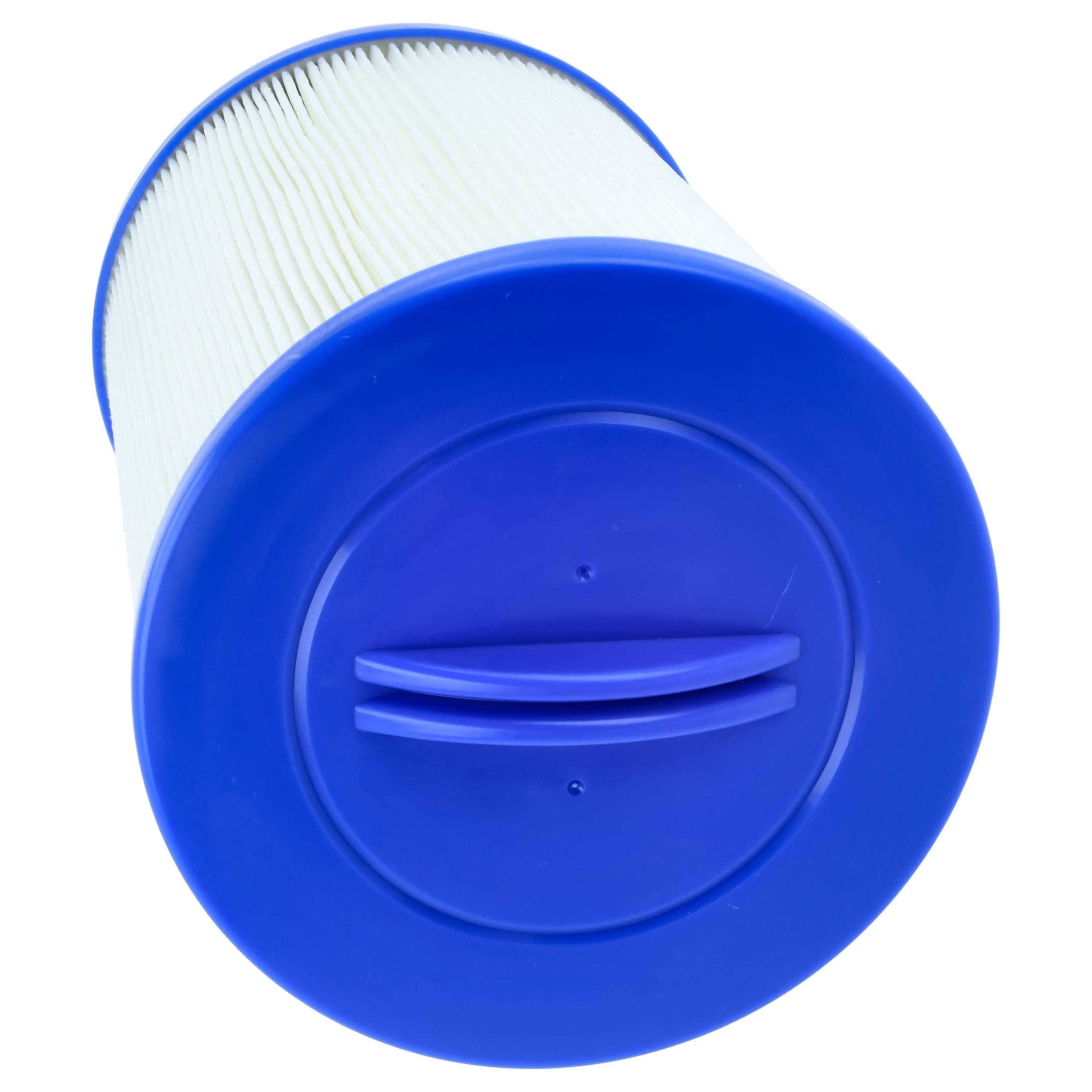 vhbw 2x Filterkartusche Ersatz für Darlly 60401 für Pool | Ersatzfilter Blau Weiß