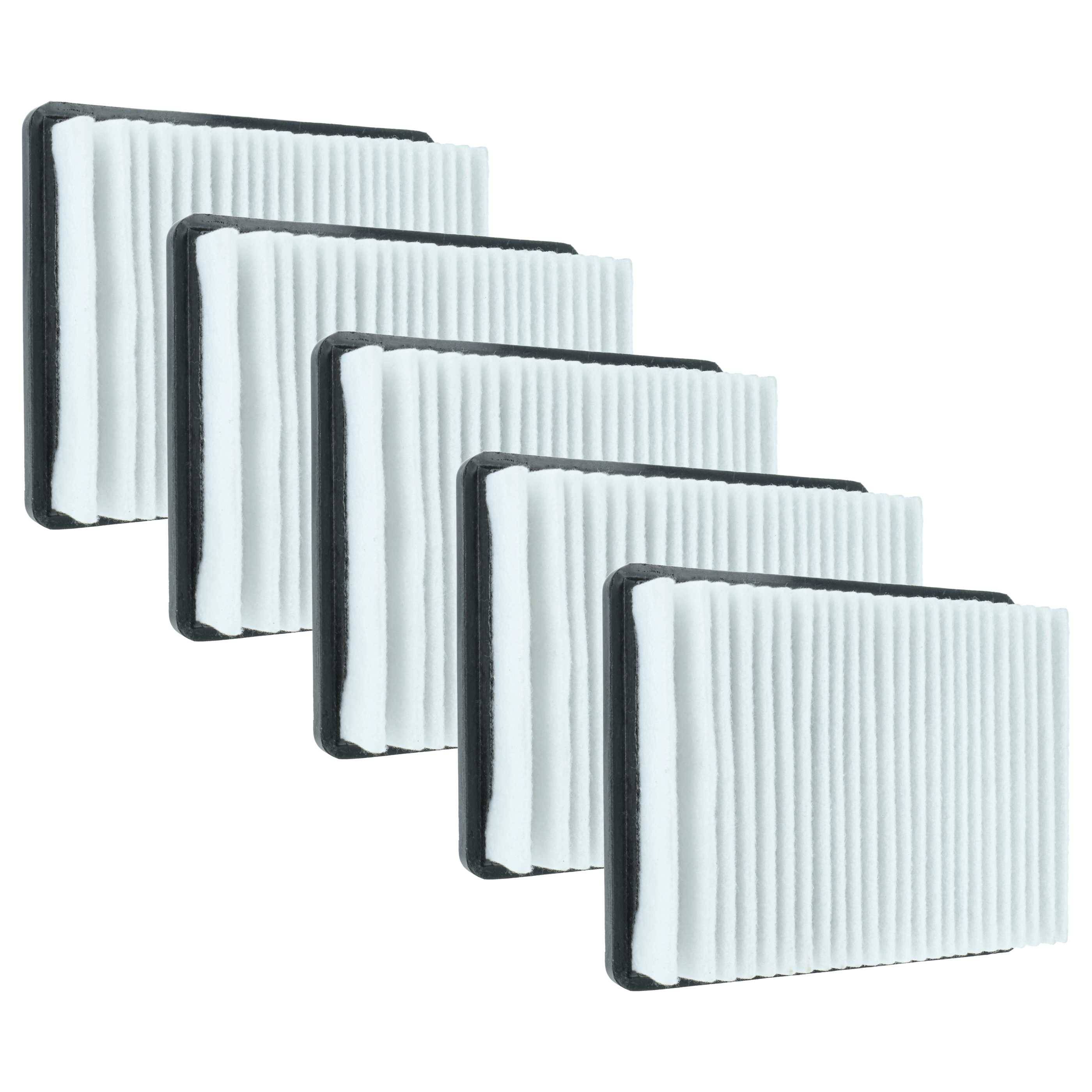 vhbw 5x Filter kompatibel mit Tennant T16 | 7080, EZ Rider, 8300, 7300, 7100 Scheuersaugmaschine, Kehrmaschine -