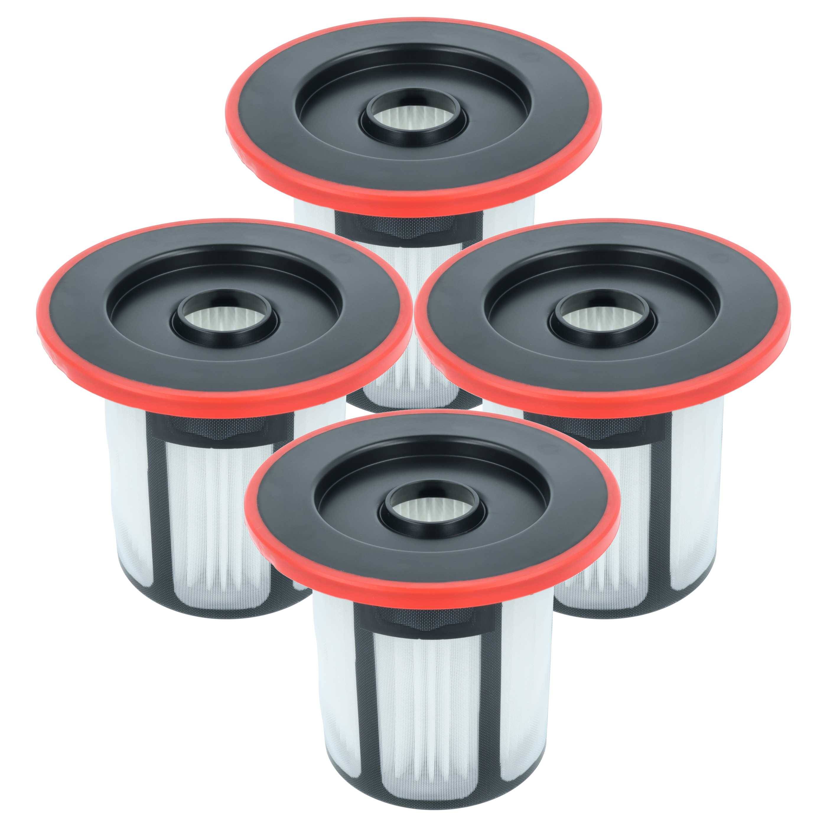vhbw 4x Staubsaugerfilter kompatibel mit Bosch BBS611LAG03 | BBS611GB08, BBS611LAG01, BBS611LAG02 Staubsauger -