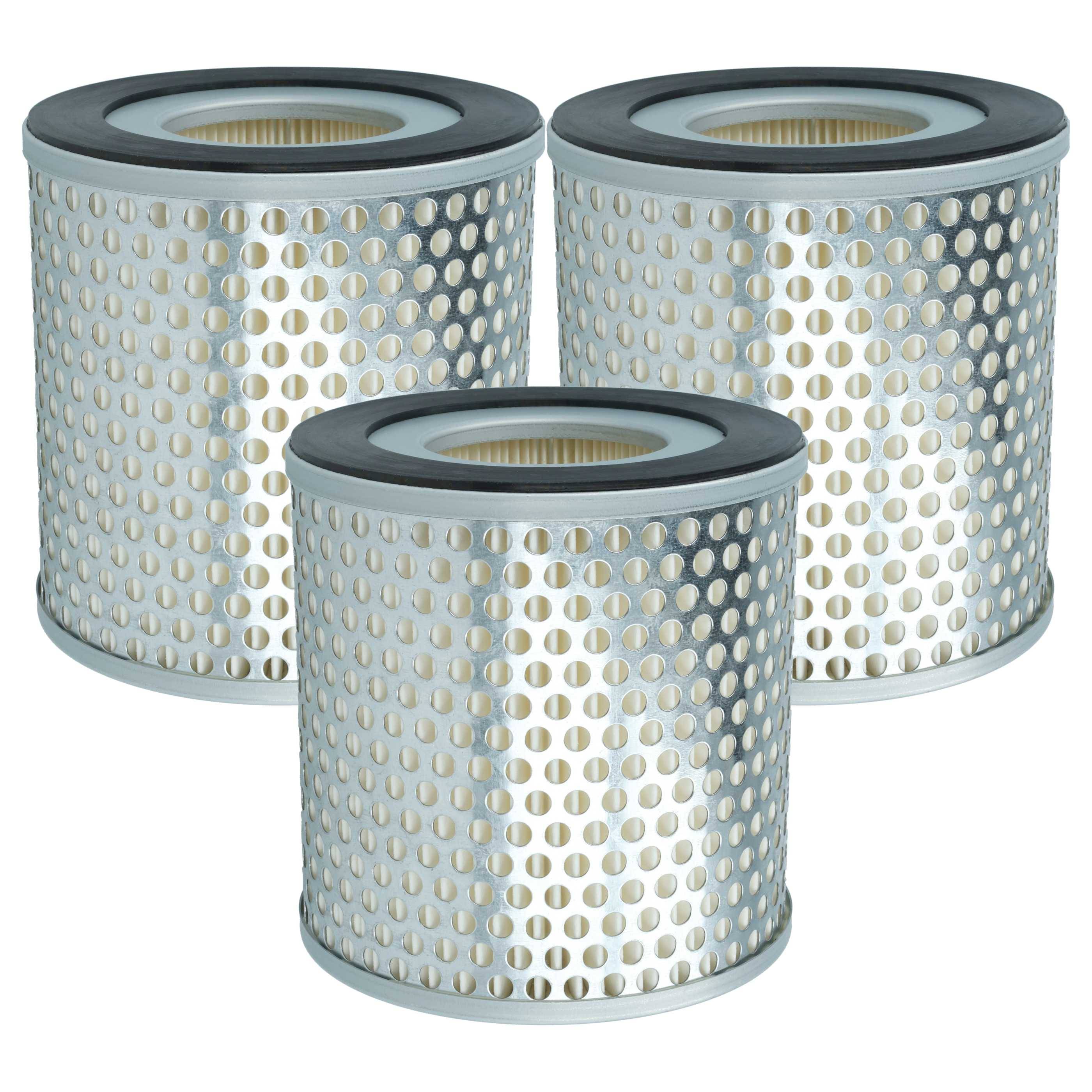 vhbw 3x Feinstaubfilter kompatibel mit Freuding TA 028, A82 - A84 SR, A84 - AT Absauganlage - Feinstaub-Filterpatrone