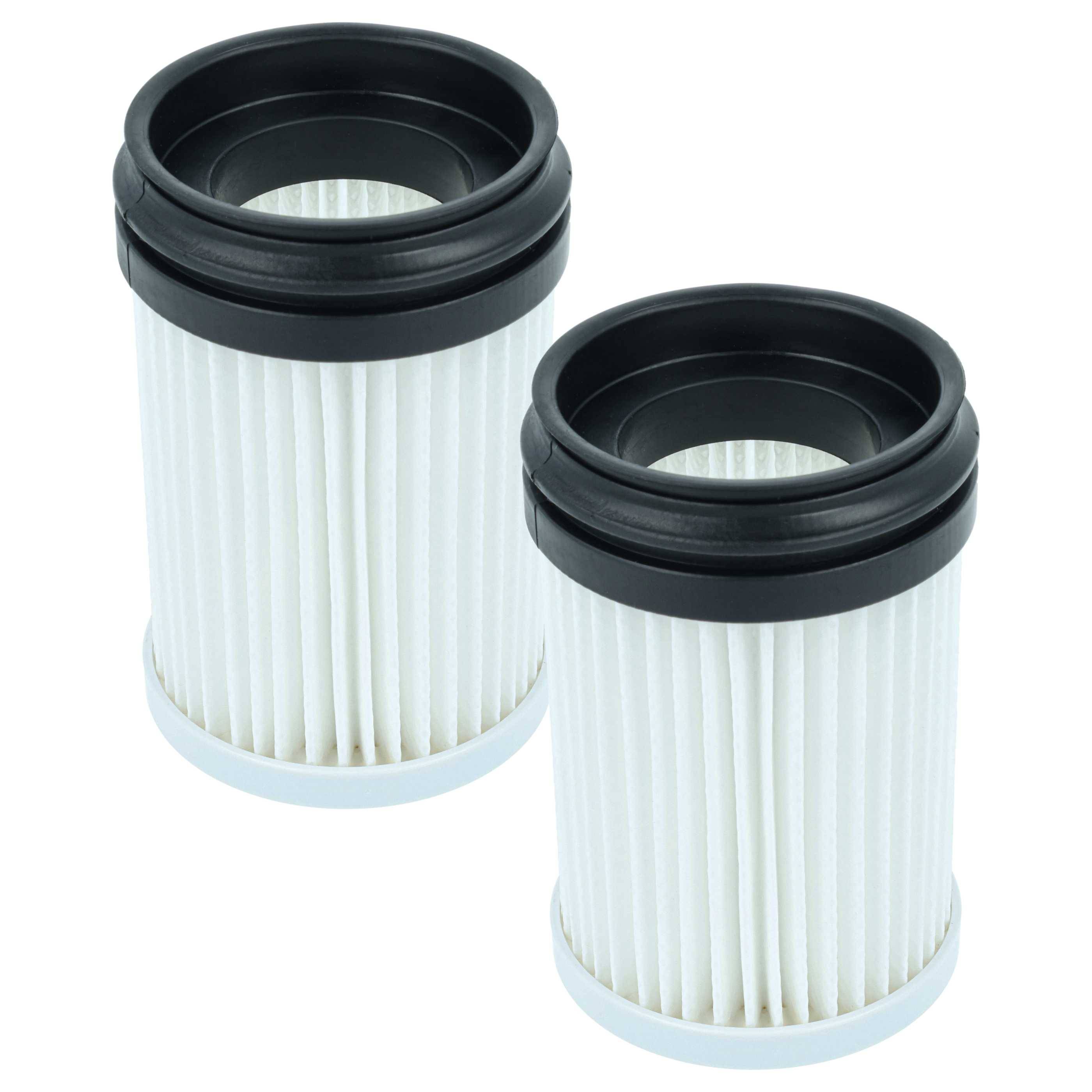 vhbw 2x Staubsaugerfilter kompatibel mit Makita CL106FD | CL070D, CL001G, CL001GZ02, CL108FD, CL111D, CL183D Staubsauger