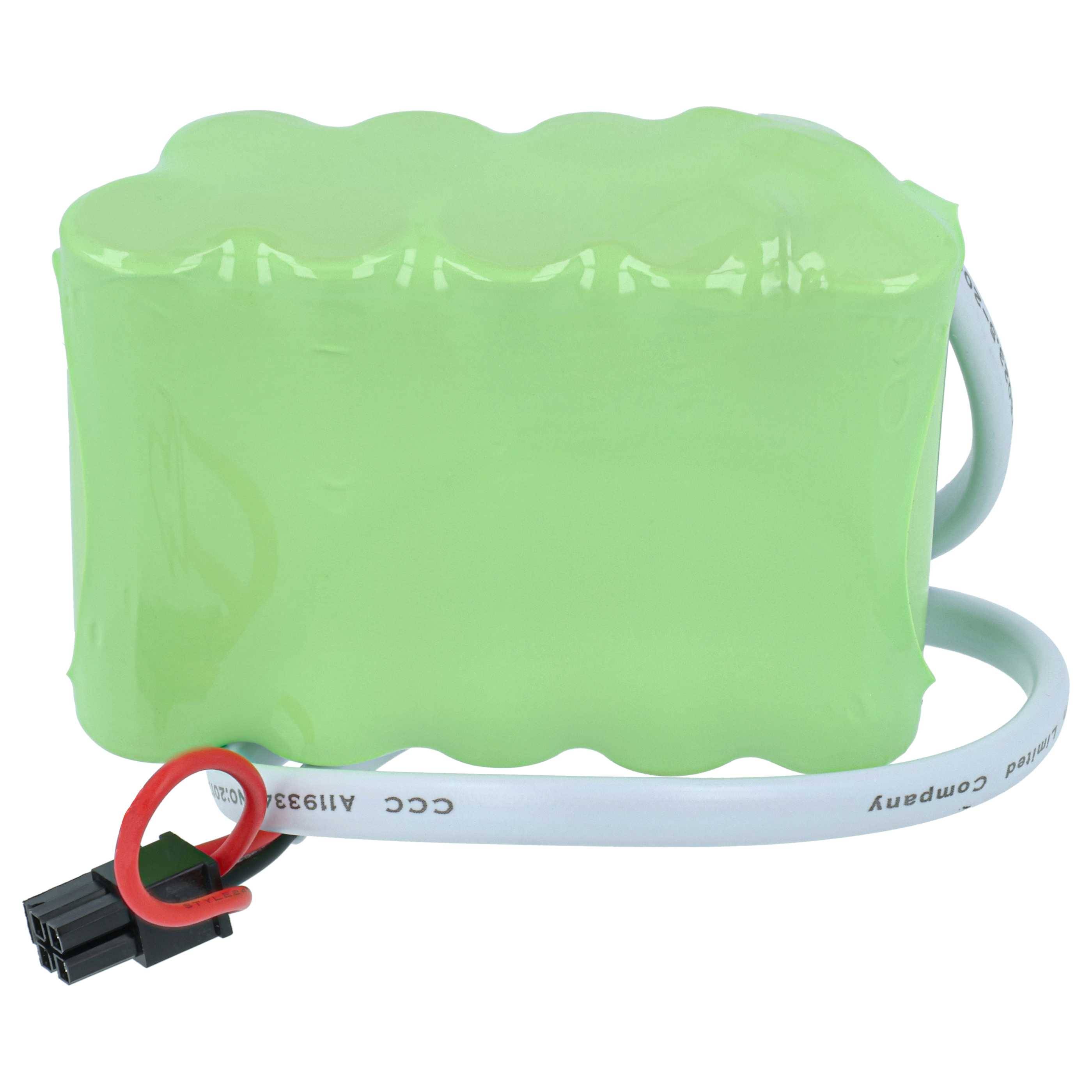 vhbw 2x Akku Ersatz für Velux GP210AFHT | 865103 für Dachfensterrollladen (2100 mAh, 10,8 V, NiMH, mit Kabel)