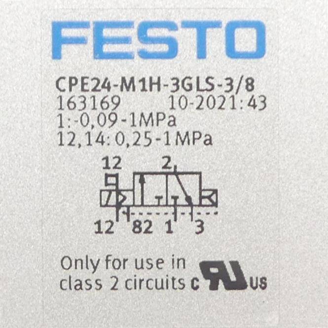 FESTO Magnetventil 163169 (CPE24-M1H-3GLS-3/8)