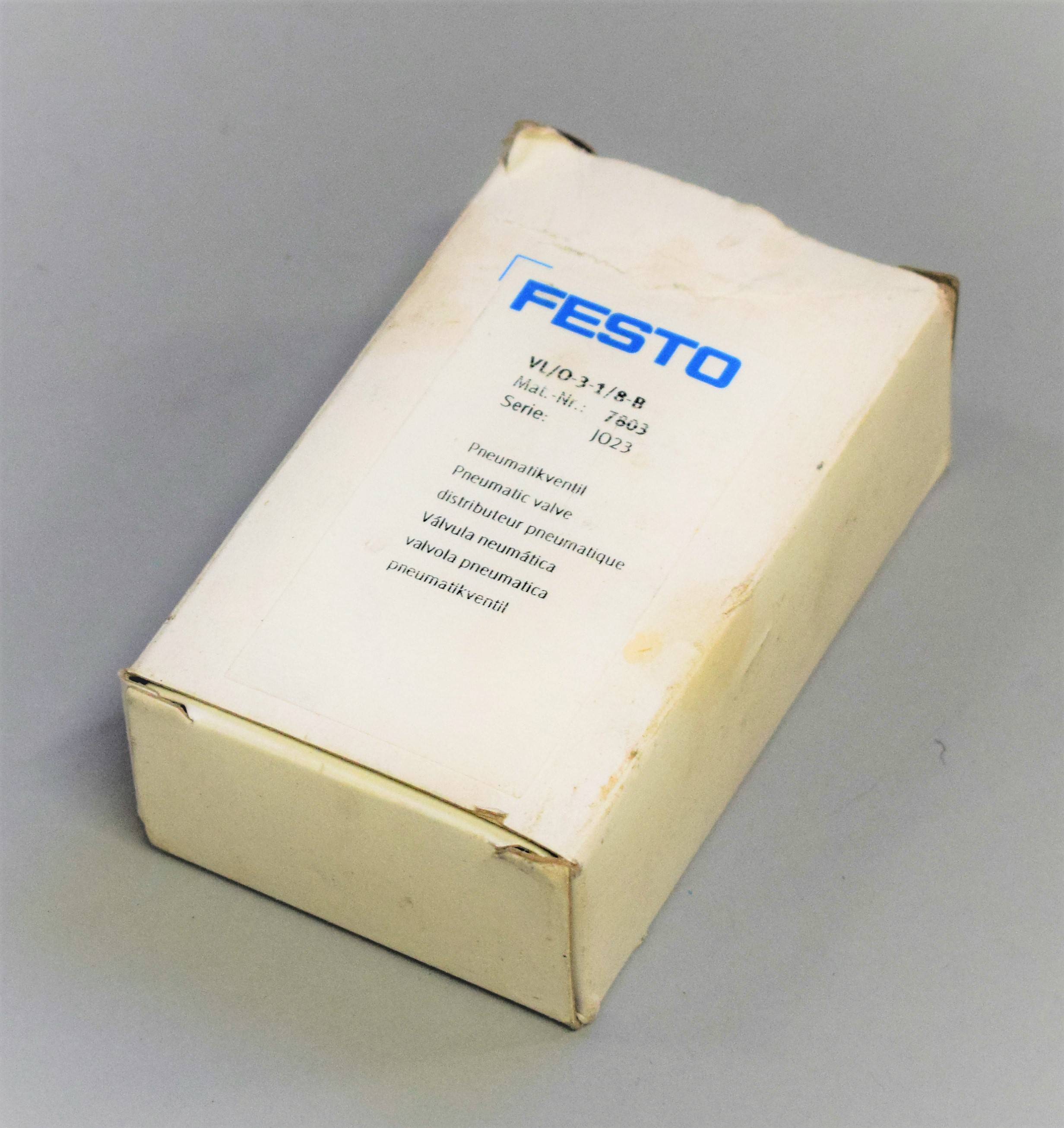 FESTO - VL/O-3-1/8-B - FESTO VL/O-3-1/8-B Produkt