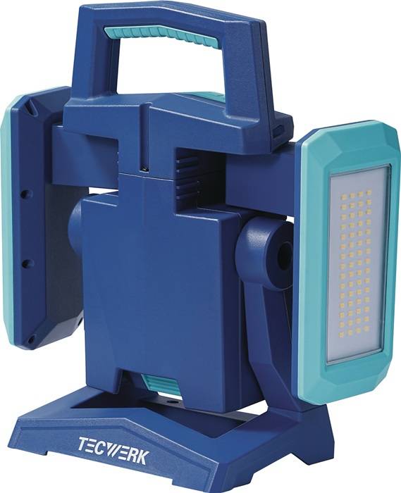 LED-Strahler 50 W 800-4500 lm Li-Ion 5200 mAh 14,8V IP54 TECWERK