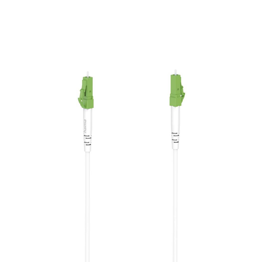 hama 00200800 Glasfaser-Netzwerkkabel, LC/APC-Stecker - LC/APC-Stecker, 10 Gbit/s, 30 m