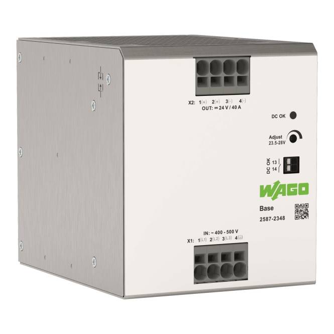 WAGO 2587-2348 Primär getaktete Stromversorgung Base 3-ph DC 24V 40 A Industriematerial Industrie