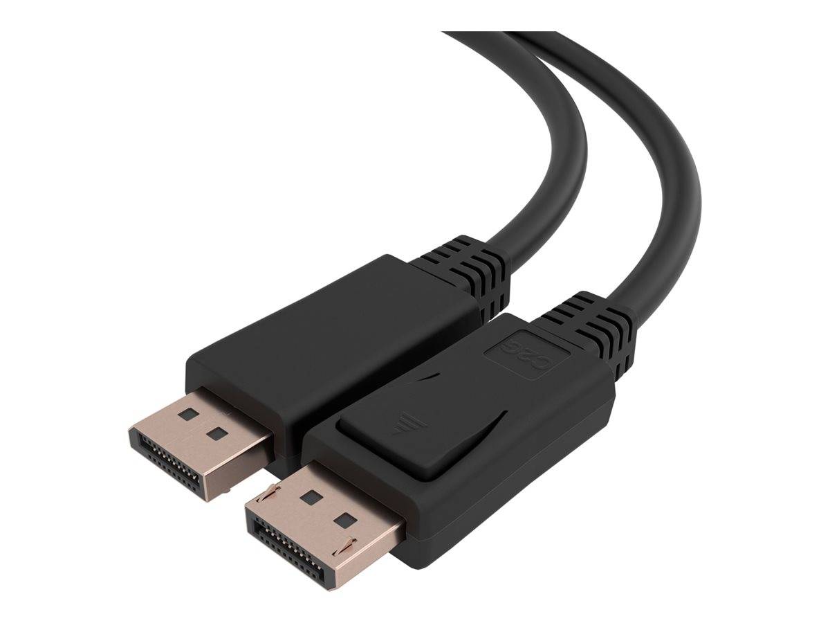 6ft (1.8m) TAA-Compliant DisplayPort Cable with Latches - 8K 60Hz - DisplayPort-