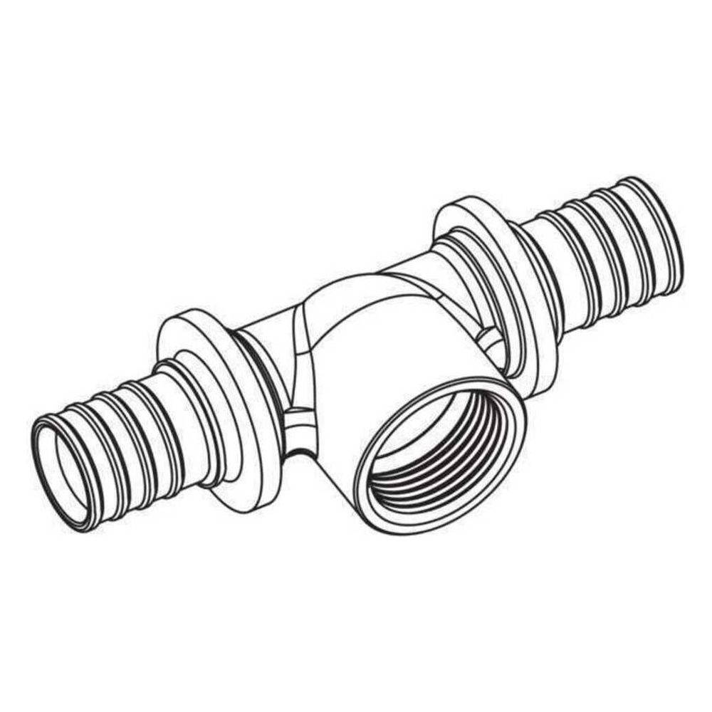 Rehau T-Stück Rautitan RXplus, 32mm x Rp 1"