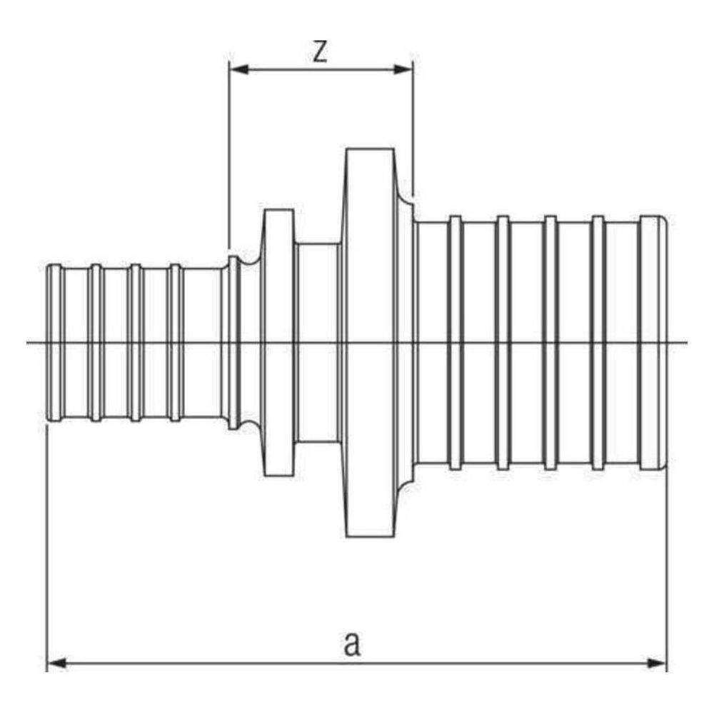 REHAU Kupplung, RAUTITAN RX+, 40 - 25, 1 Stk.