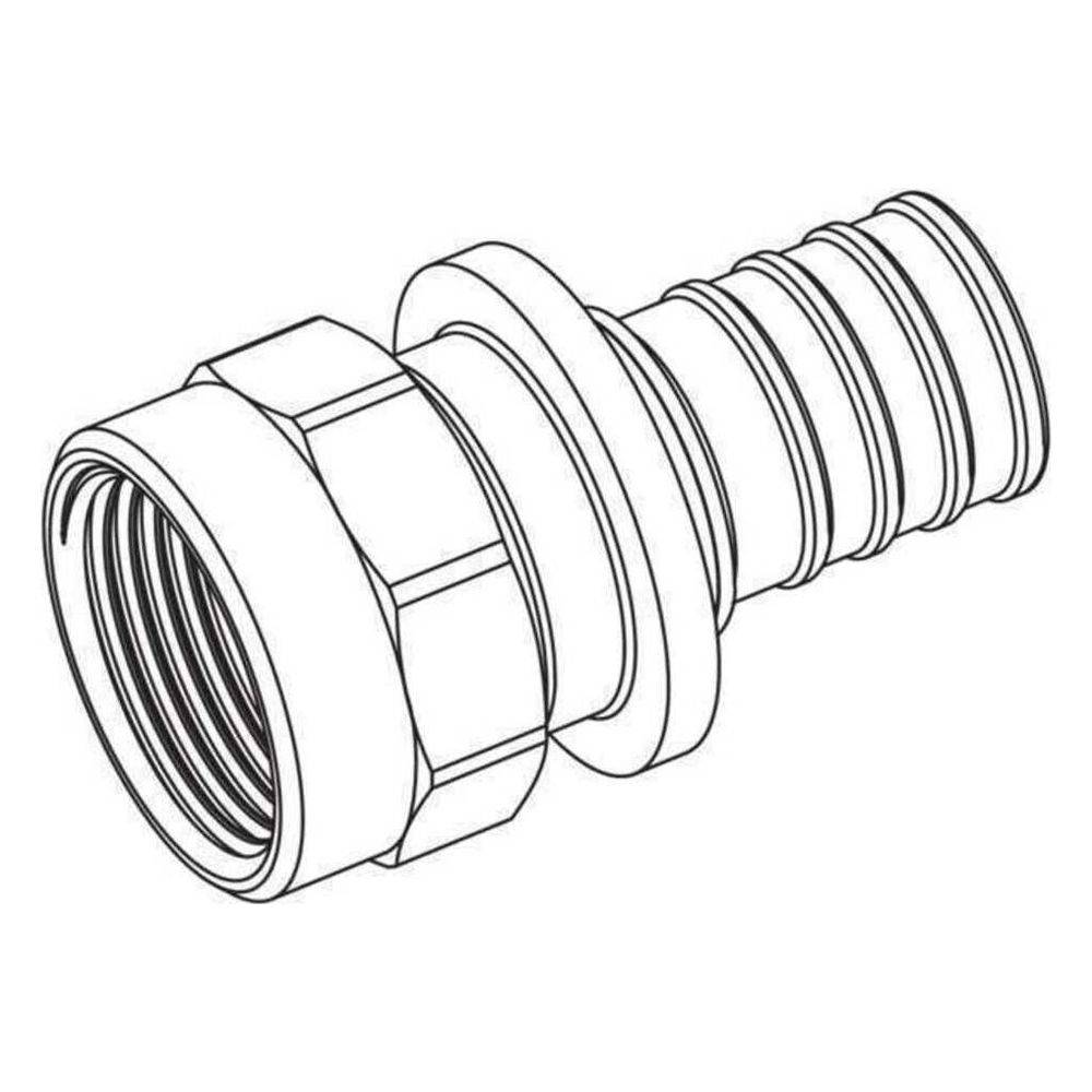 Rehau Übergang Rautitan RXplus, 40mm x Rp 1 1/4", Rotguss