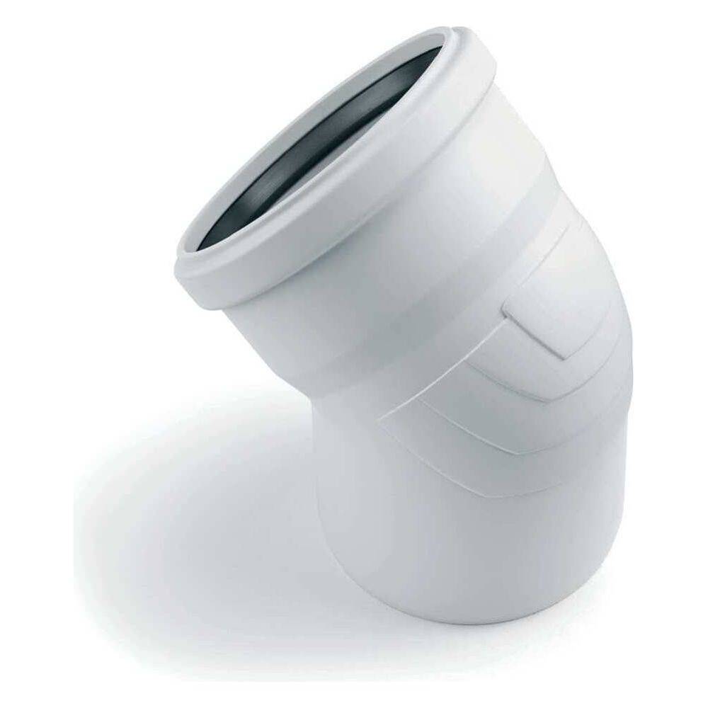 REHAU RAUPIANO PLUS, Bogen, DN 90, 87 Grad, wandverstärkt, 1 Stk.