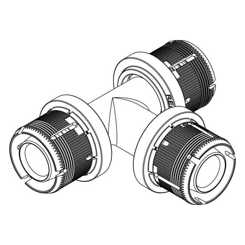 REHAU T-Stück 16, 16, 16, FASTLOC EX+, 1 Stk.