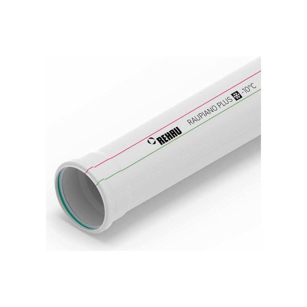 REHAU RAUPIANO PLUS Abflussrohr DN 110, Stange mit 1500mm, 1 Stk.