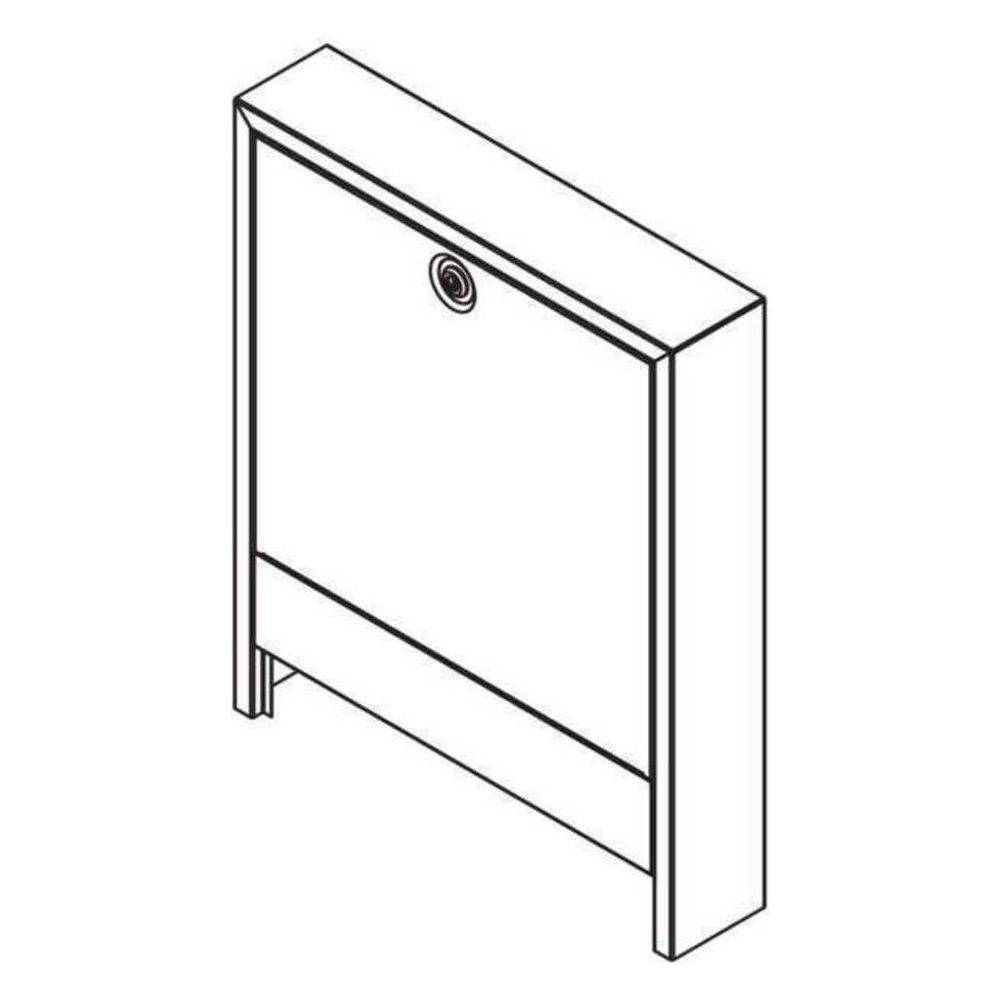 REHAU Verteilerschrank, AP, 130/805, weiß, 1 Stk.