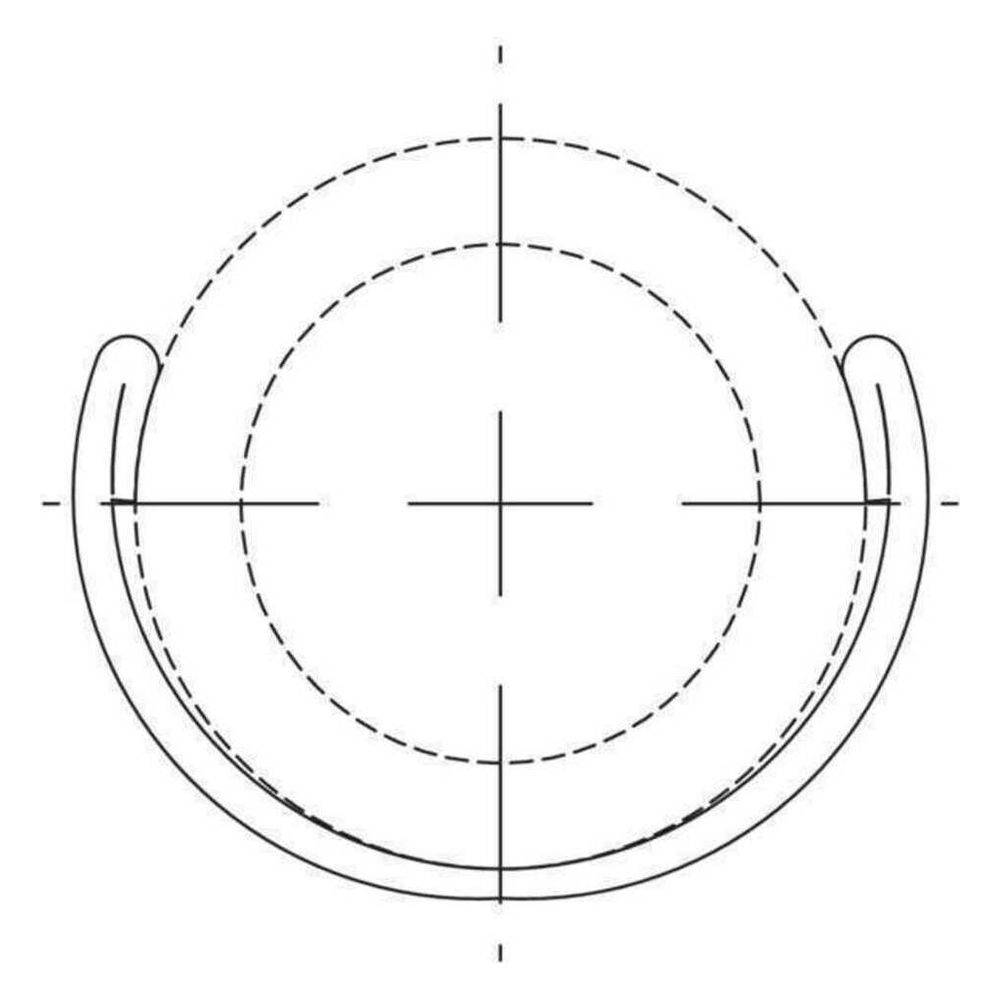 REHAU Cliphalbschale, RAU-PE-X-Rohr, 16/17mm, Stange mit 3m, 1 Stk.