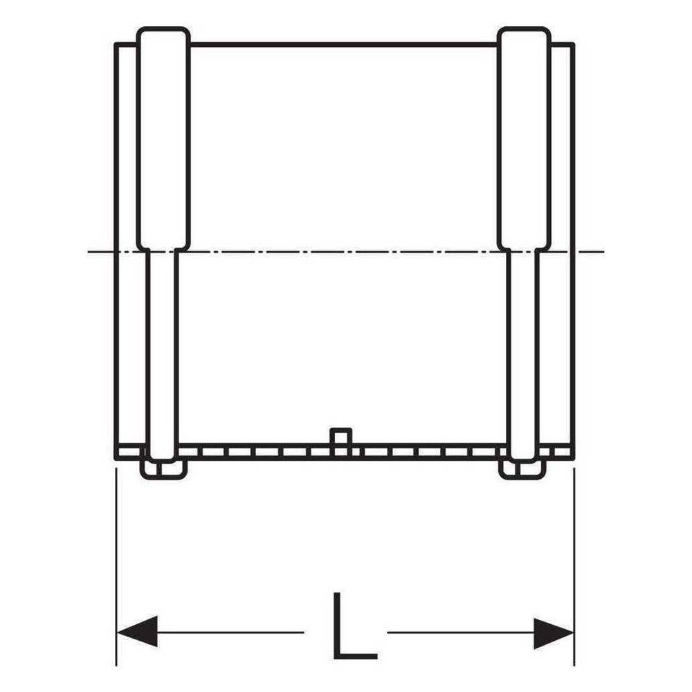 REHAU RAUPIANO PLUS, Doppelmuffe, DN 90, 1 Stk.